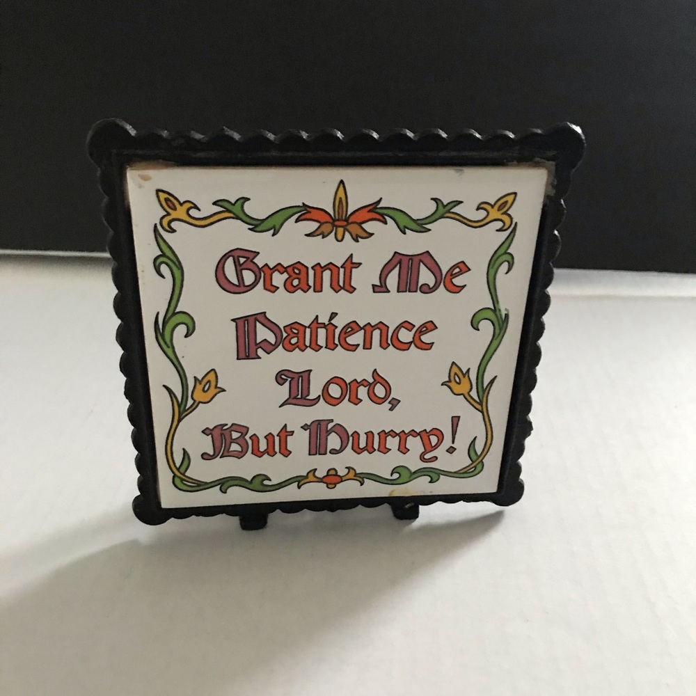 Vintage Cast Iron Napkin Holder